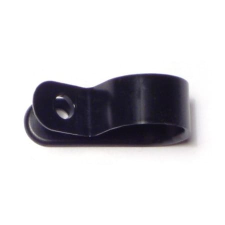 Midwest Fastener Cable Clip, Nylon, Black, 3/8 in L, 15 PK 64226